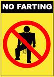 No Farting Sign